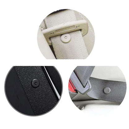 10 PCS Car Safety Seatbelt Stopper Buckle Auto Seat Belt Spacing Limit Stop Plastic Anti-slip Button Retainer Rivet Stud Clips - Urbizia