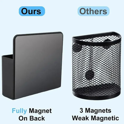 Magnetic Pen Holder Magnetic Cup Locker Organizer Fridge Pen Holder With Strong Magnets Dry Erase Marker Storage Holder - Urbizia