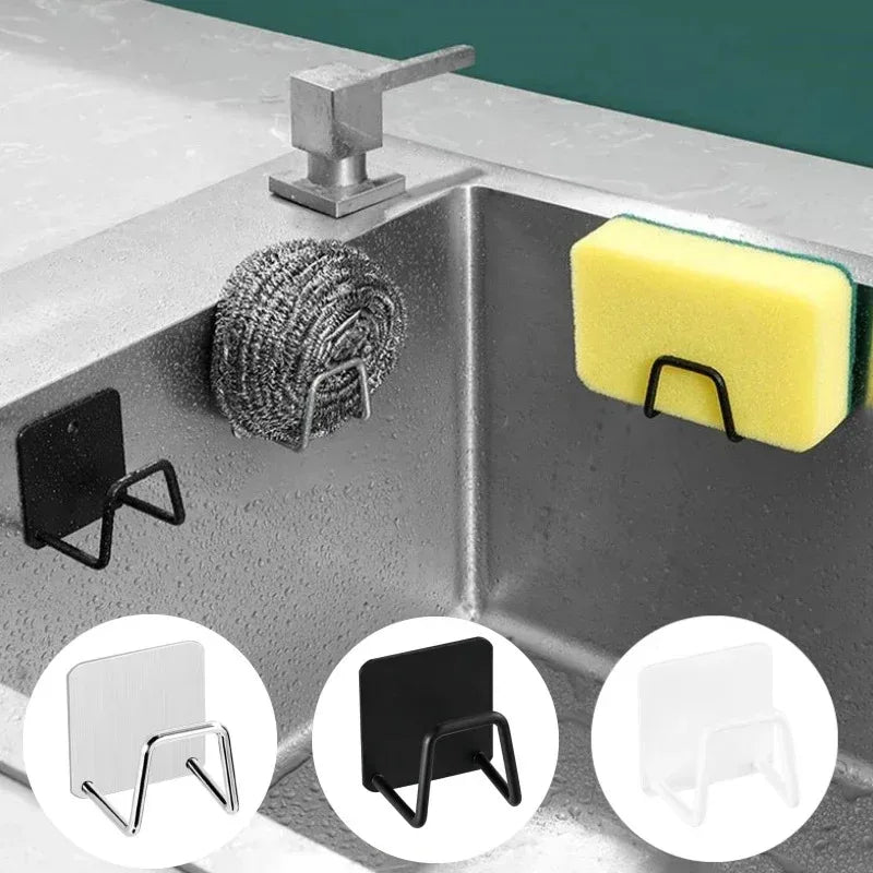 Stainless Steel Kitchen Sink Sponge Holder Organizer