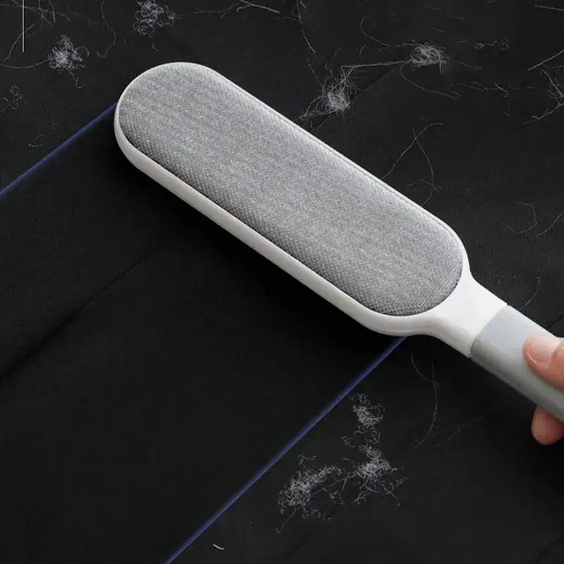 Double-Sided Pet Hair Remover Brush – Manual Electrostatic Lint Brush