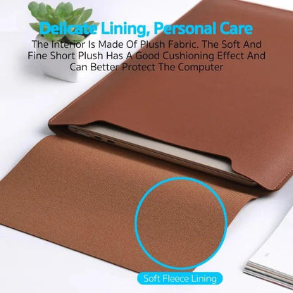 PU Laptop Sleeve Bag for MacBook & Laptops 13–16 Inch