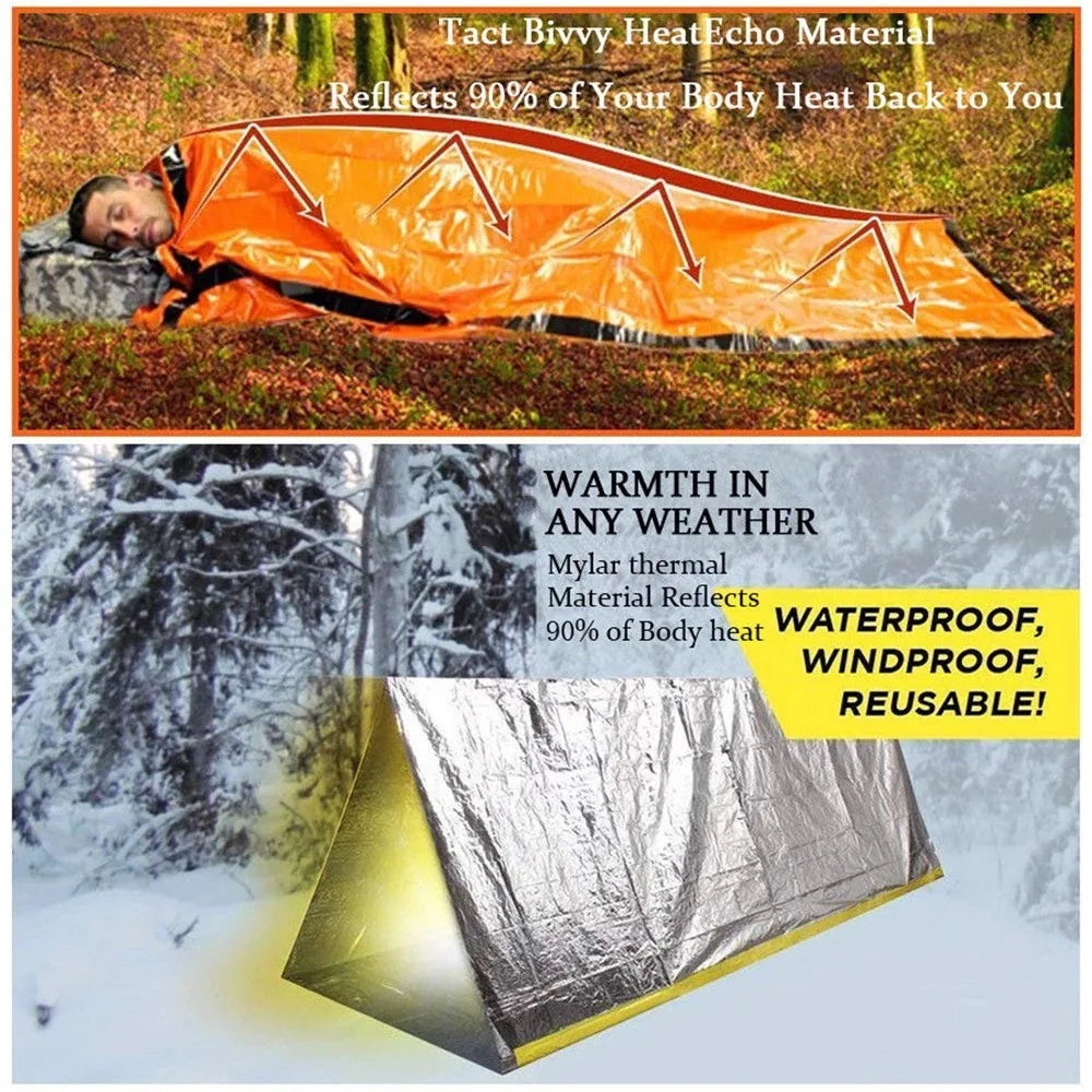 Emergency Mylar Survival Sleeping Bag