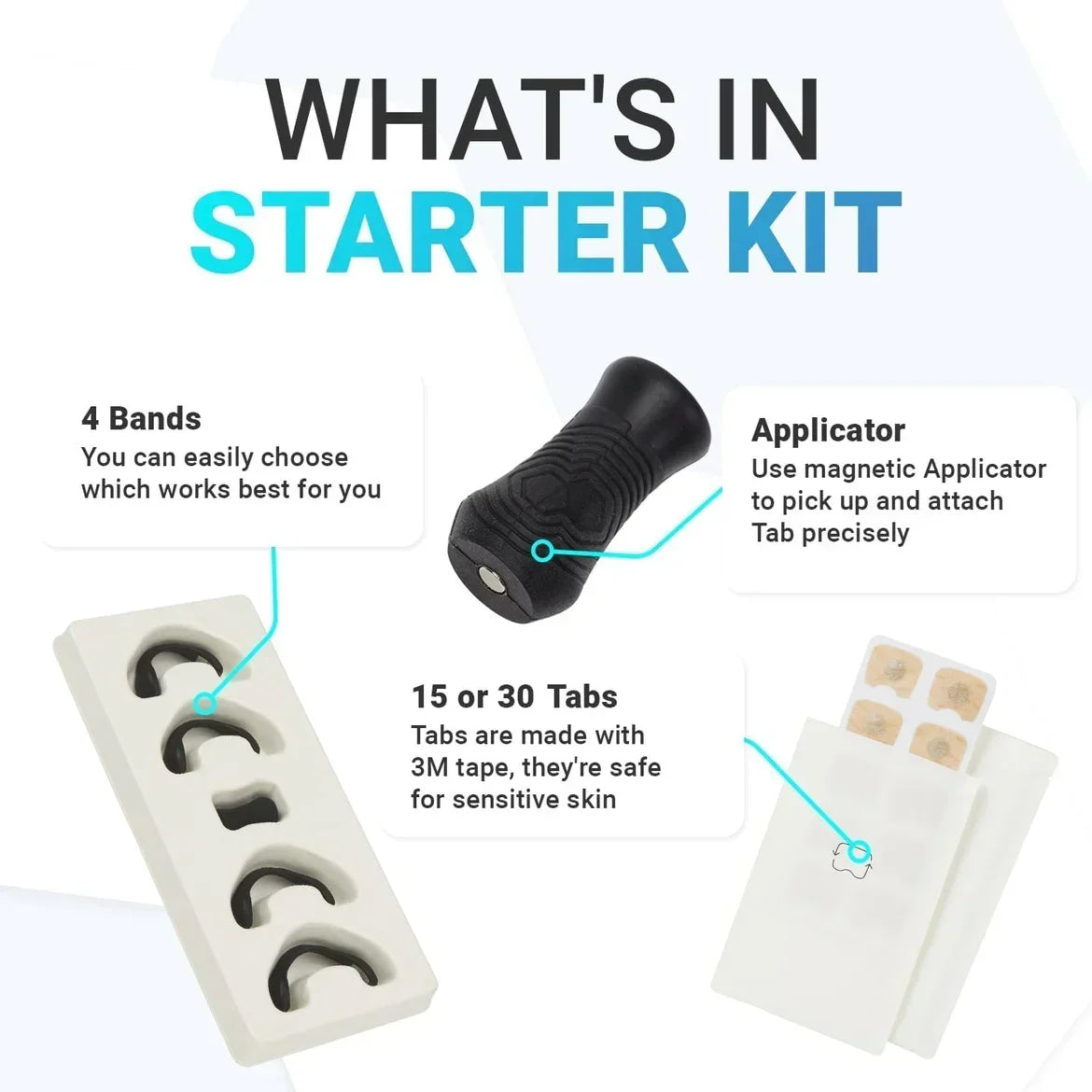 15 Pairs Magnetic Nasal Breathing Dilators