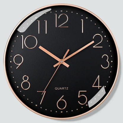 8 Inch Mute Quartz Wall Clock Cubic Digital Clock Living Room Bedroom Wall Clock Simple Digital Clock Home Decorations - Urbizia