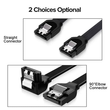 SATA 3.0 Data Cable 6Gbps High-Speed HDD SSD