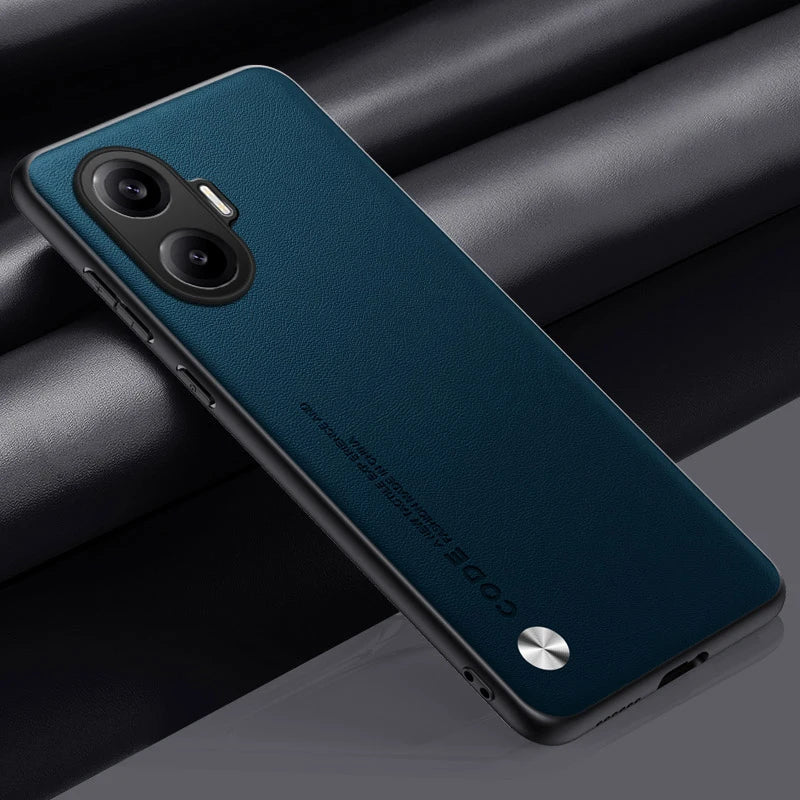Luxury PU Leather Case For Xiaomi Poco F3 F5 F6 F7 Ultra X6 X7 M6 Pro C40 Cover Soft Silicone Protection Phone Case