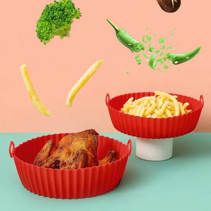 Silicone Air Fryer Liner Non-Stick Reusable Basket
