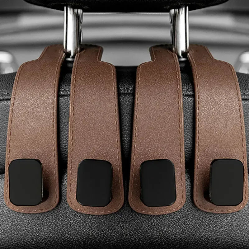 Car Headrest Hooks Hanger for Bags Seat Back Organizer Holder Clips Auto Fastener Hooks Car St - Urbizia