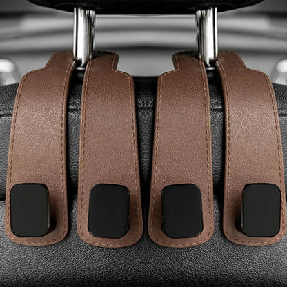Car Headrest Hooks Hanger for Bags Seat Back Organizer Holder Clips Auto Fastener Hooks Car St - Urbizia