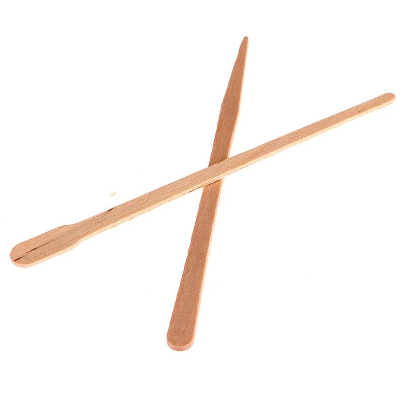 Disposable Wooden Spatulas & Hygiene Sticks (100 Pcs Set)