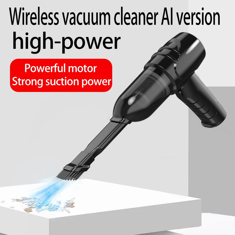 Wireless Car Vacuum Cleaner High-Power Dual-Use (Car & Home) Powerful Multi-Functional Handheld Vacuum with Strong Suction