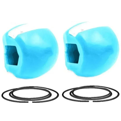 Silica Gel Face Fitness Ball Jaw Exerciser Facial Toner Reduce Double Chin Relax Ball Gym Fitness Training Jawline Simulator - Urbizia