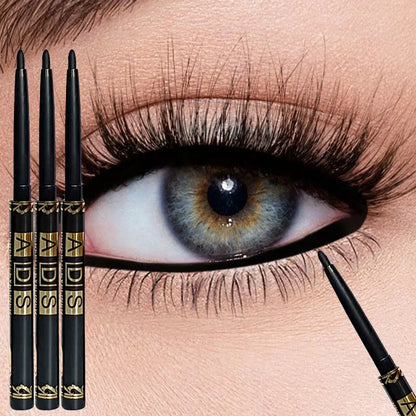 Long-Lasting Waterproof Black Eyeliner Pencil – 3PCS/9PCS Set