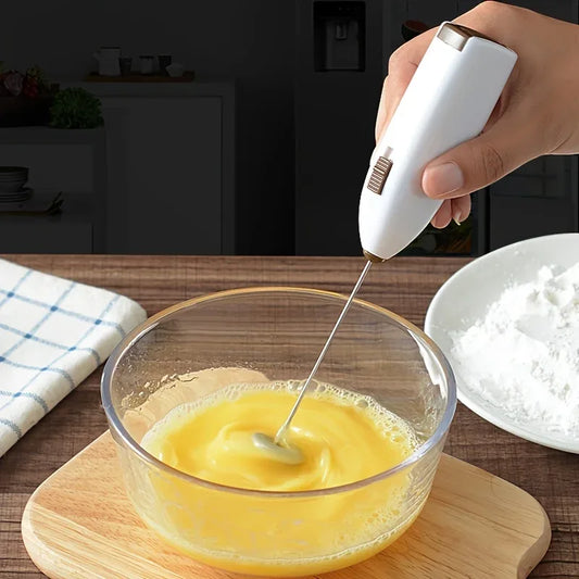 Handheld Electric Milk Frother & Egg Beater Mixer