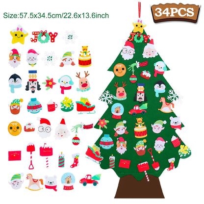 Kids DIY Felt Christmas Tree
