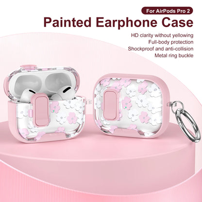 Funda For AirPods Pro 2 3 4 Case With Phone Holder Headphone Cover For AirPods 4 Pro3 Cases Security Lock Earphone Coque Sleeve