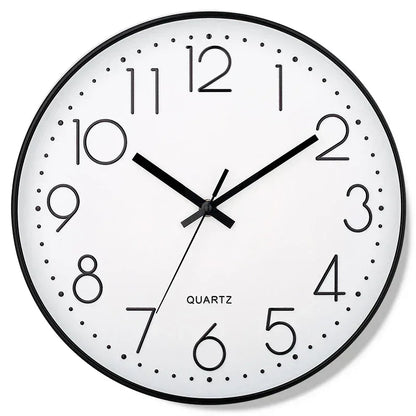 8 Inch Mute Quartz Wall Clock Cubic Digital Clock Living Room Bedroom Wall Clock Simple Digital Clock Home Decorations - Urbizia
