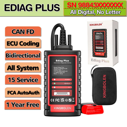 ThinkDiag 2 ALL software 1 Year Free Update Auto Diagnostic tool support CAN FD ECU Coding Active Test 16 reset OBD2 Scanner