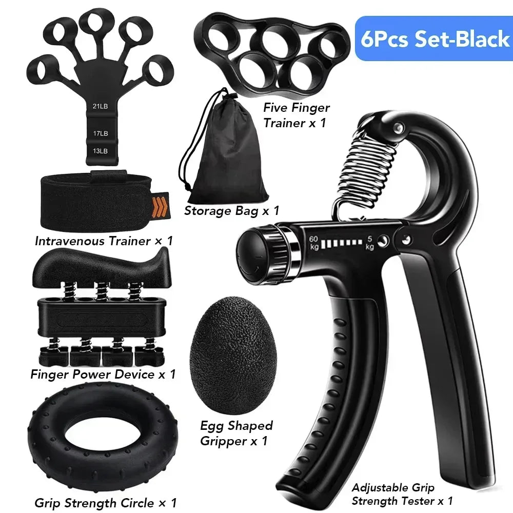 5-60Kg Adjustable Heavy Hand Gripper Fitness Hand Exerciser Grip Wrist Training Finger Gripper Hand Strengthener For Patient - Urbizia
