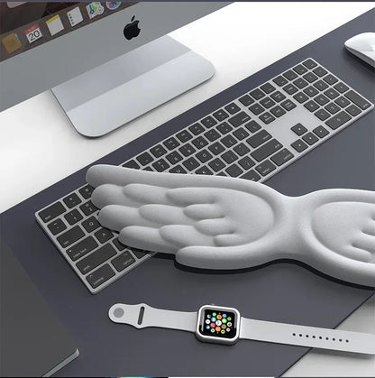 Mechanical Keyboard, Mouse, Wrist Rest, Computer Keyboard, Laptop, Angel Wing, Memory Foam, Mouse Pad Wrist Support - Urbizia