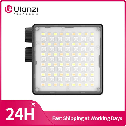 Ulanzi LE20 20W RGB Pocket Light Portable Video Light Fill Light for Camera Smartphone Photography Video Live with cooling Fan