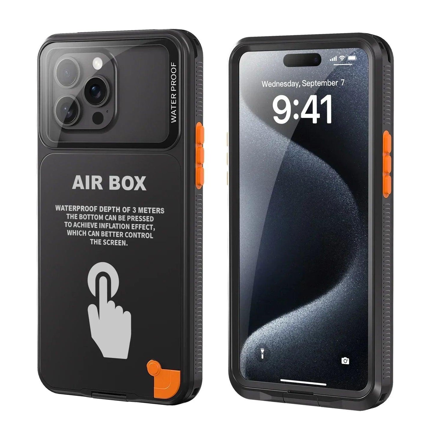 IP68 Waterproof Case for iPhone 13–17 Pro Max