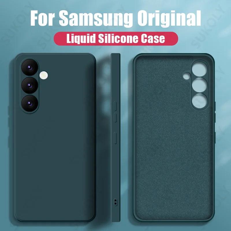 Luxury Liquid Silicone Case for Samsung Galaxy Series