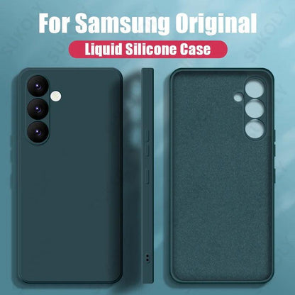 Luxury Liquid Silicone Case for Samsung Galaxy Series