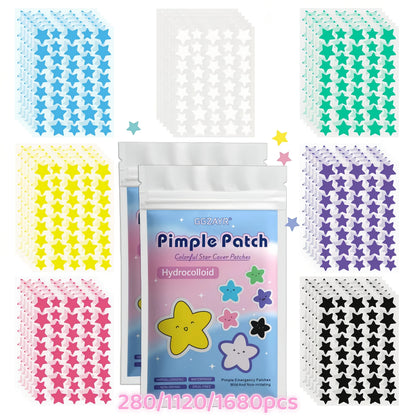 Seven-Color Star Acne Pimple Patch Set
