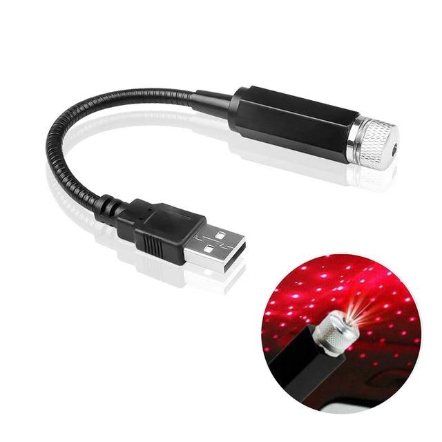 USB LED Star Projector Light for Car Roof