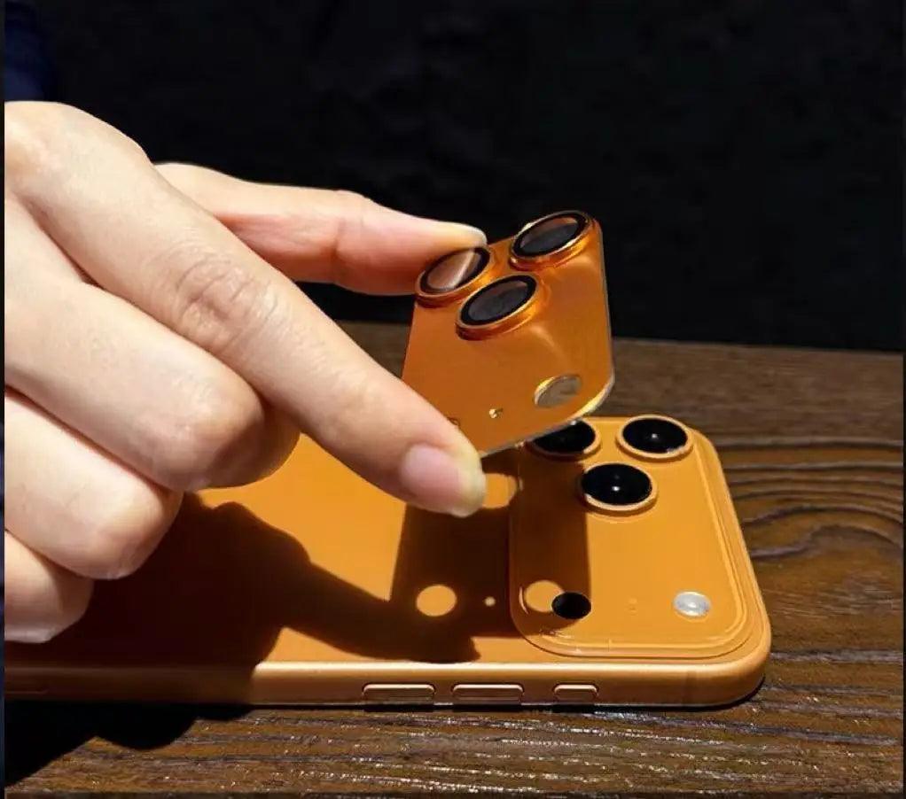 1 Set Full Cover Metal Camera Protection Glass For IPhone 17 Pro Max Lens Cover Glass