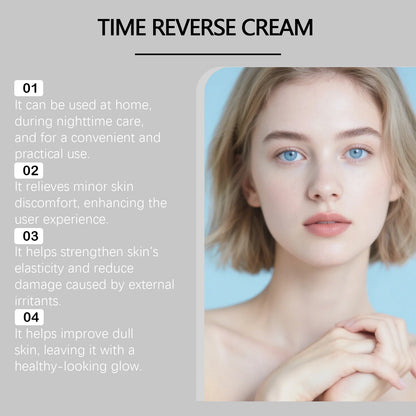 Korean Centella Asiatica Time Reverse Cream Fast-Absorbing & Nourishing Cream Hydrates Firming Anti-Aging Face Cream Skin Care
