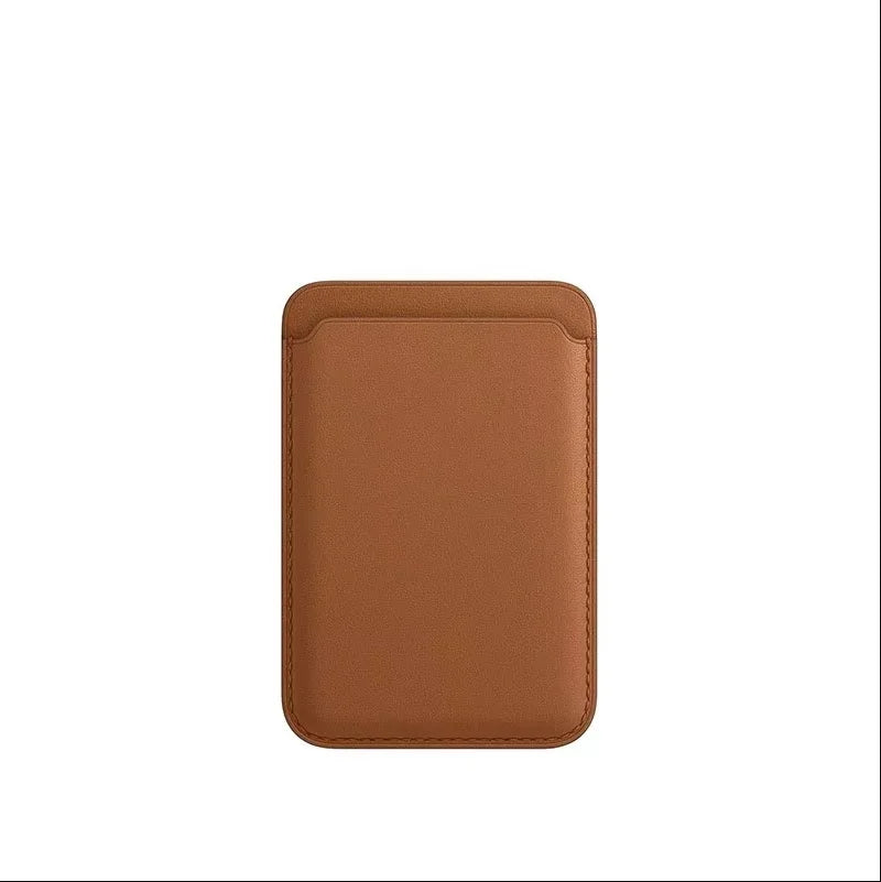 For Magsafe Official 1:1 Leather wallet Magnetic Card holder Case For iPhone 18 Pro 17 16 15 Pro Max Samsung Bag With Box Cover