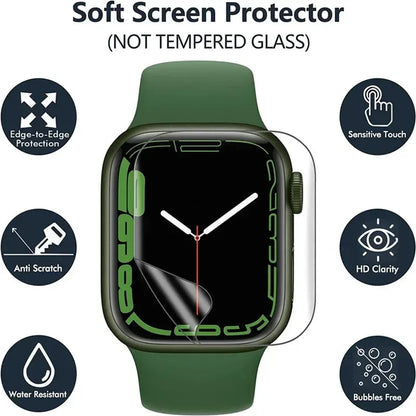 Hydrogel Screen Protector 5-Pack for Apple Watch