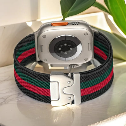 Nylon Loop for Apple Watch Band Series10 49mm46mm45mm44mm42mm 38mm40mm41mm Parachute Style Buckle for Iwatch Ultra2 S10 9 8 7 6