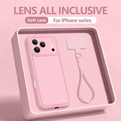 Wrist Strap Lanyard TPU Case for iPhone Series