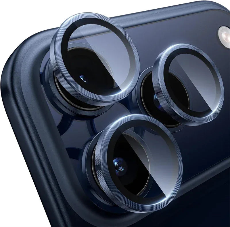 Orange Metal Glass Camera Lens Protector for IPhone 17 Air 16 15 14 13 Pro Max Plus 17Air 16Pro 17Pro i17 IPones Ring Lens Cover