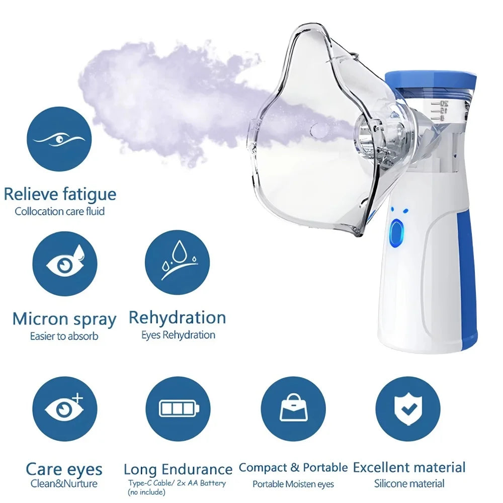 Revitalize Facial Steamer and Humidifier 2-in-1 Nano Ion Mist for Skin Moisturizing and Air Moisturizing with Water Tank