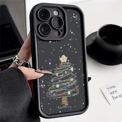 Christmas Tree Soft TPU Case for iPhone Shockproof Cover