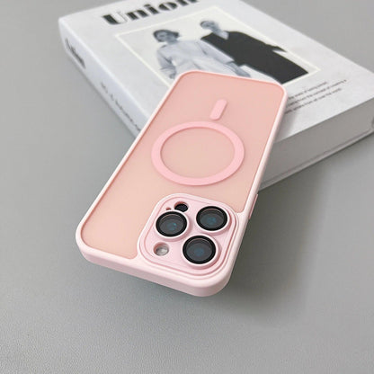 Magnetic Matte Translucent Armor Shockproof Case For iPhone 17 16 15 14 13 12 11 Pro Max Plus Magsafe Wireless Charge Cover2026