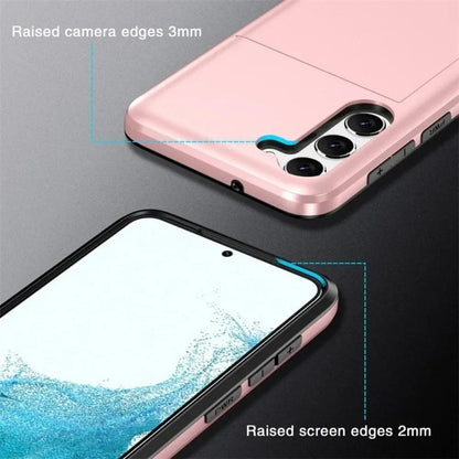 Wallet Card Holder Shockproof Case for Samsung Galaxy