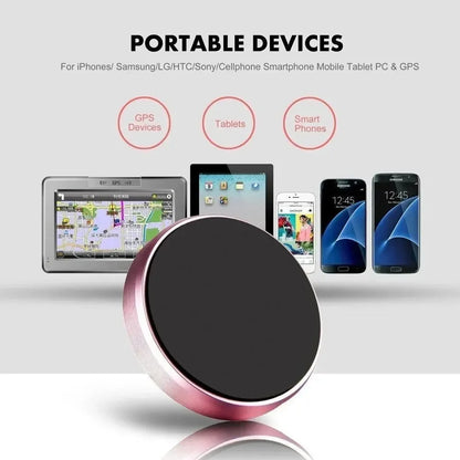 Magnetic Car Phone Stand Magnet Mount Bracket Adhesive Dashboard Wall Holder for iPhone Samsung Xiaomi Huawei GPS Support