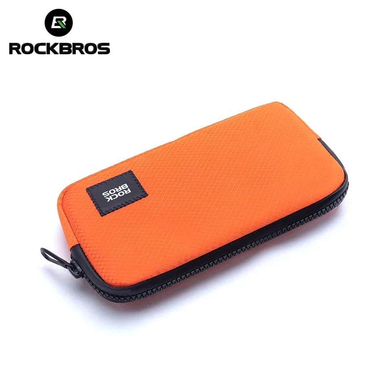 ROCKBROS Phone Bag Daily Use Small Size Lightweight Portable Multifunctional Hand Bag Zipper Storage Coins Wallet Commute Bag