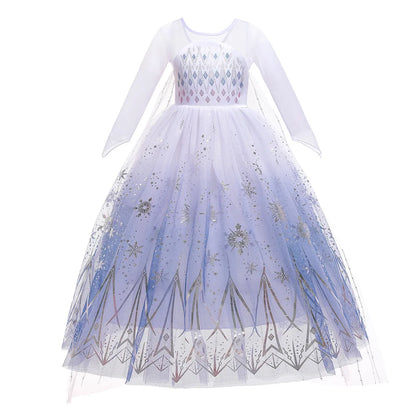 Snow Queen Elsa Dress for Girls – Kids Cosplay