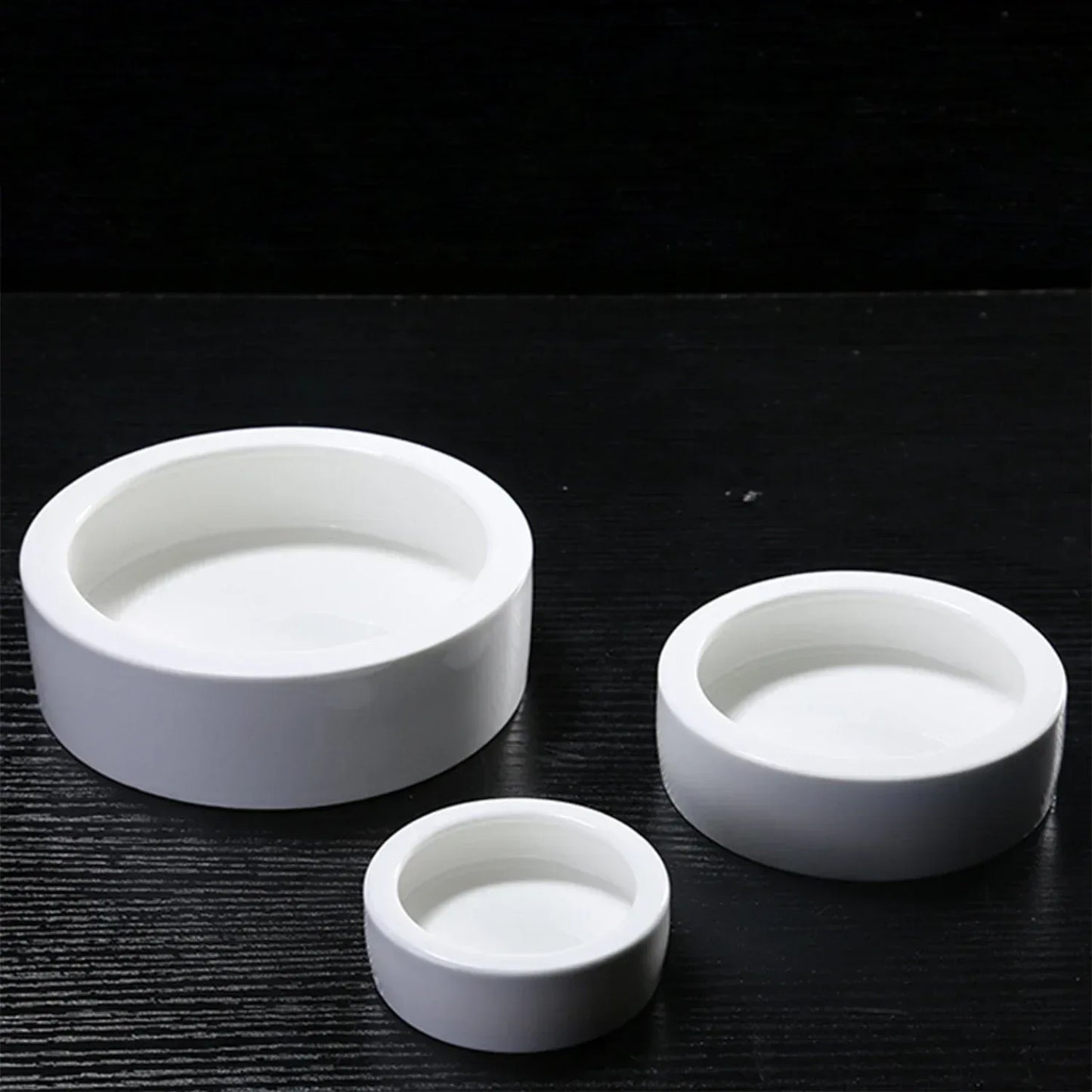 Reptile Food Bowl Feeding and Watering Bowl Anti-Escape Ceramic Feeding and Watering Bowl Anti-Escape Super Worm Feeder - Urbizia