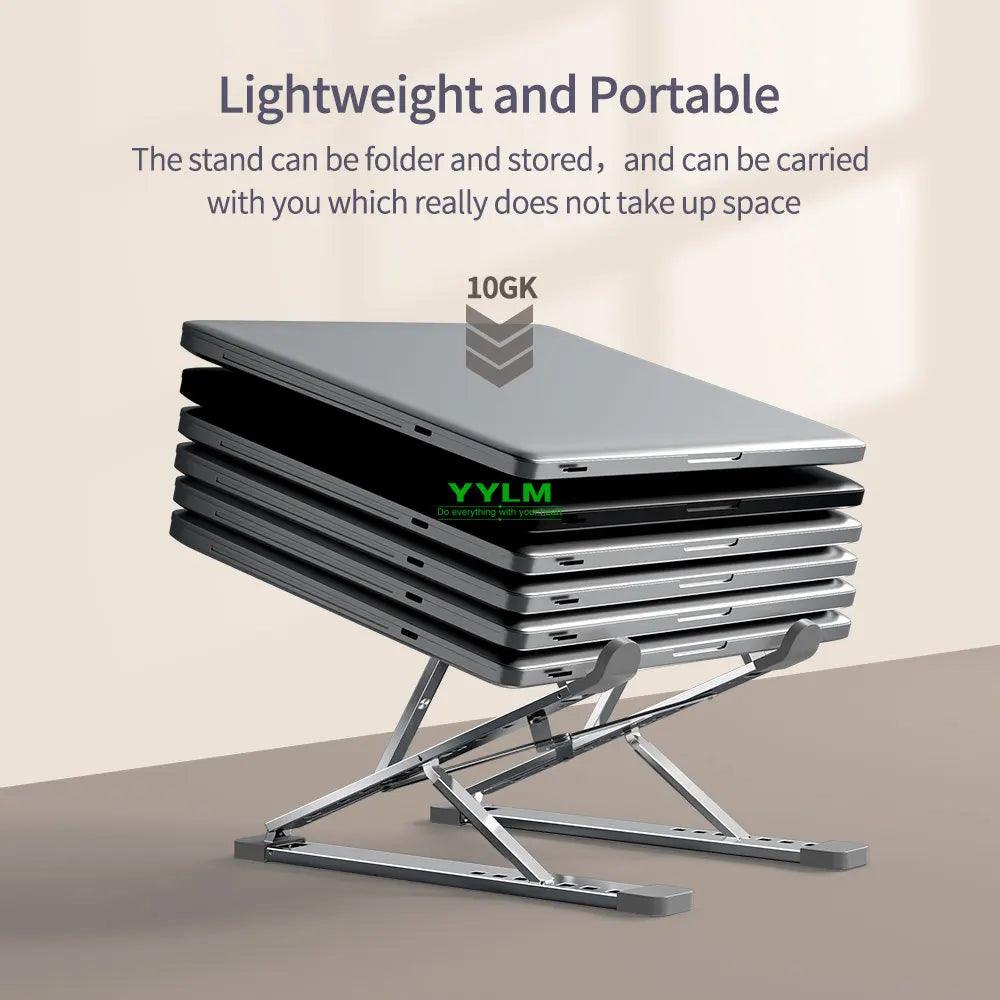 Aluminum Adjustable Laptop Stand Foldable Cooling Holder