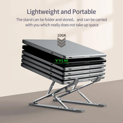 Aluminum Adjustable Laptop Stand Foldable Cooling Holder