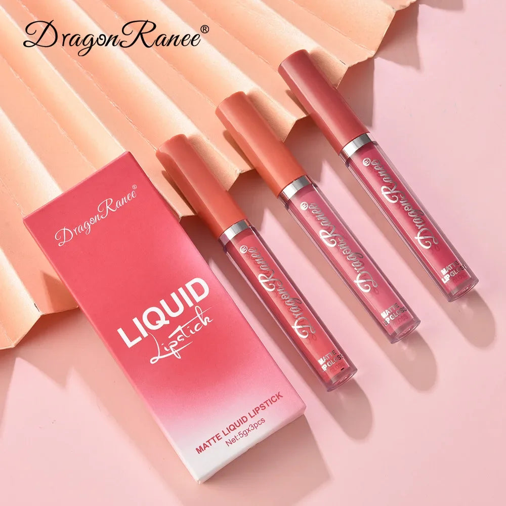 3-Piece Matte Liquid Lipstick Set