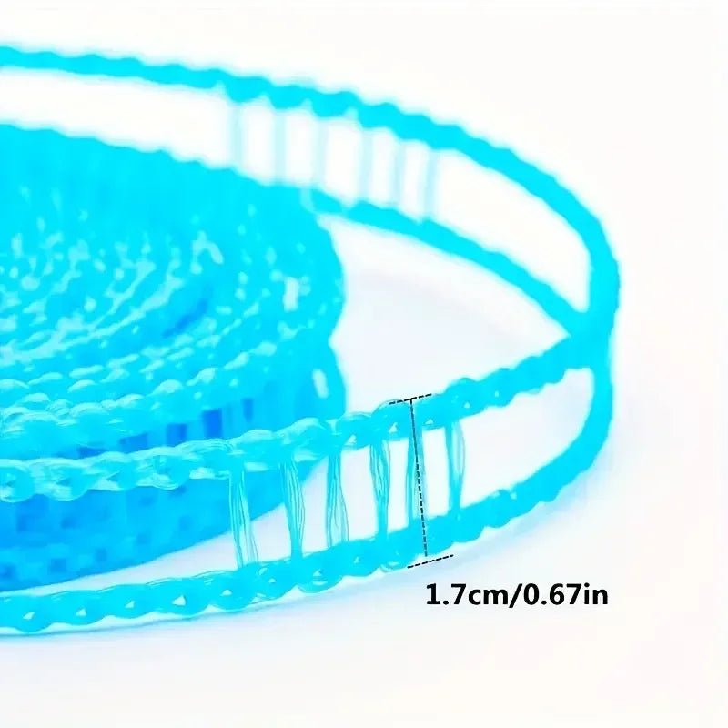 Portable Windproof Camping Clothesline Anti‑Slip Outdoor Drying Rope - Urbizia