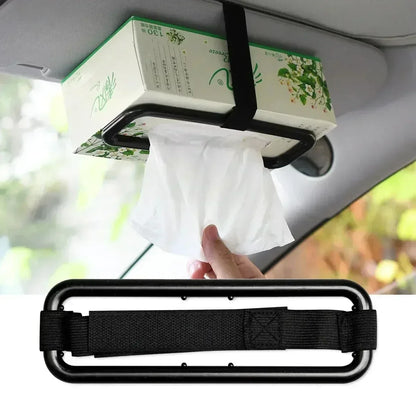 Car supplies paper box clip visor hanging paper towel box seat back Car paper towel frame clip seat back car - Urbizia